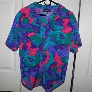 Vintage Notations button up shirt